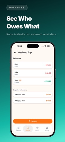 Splitie – Split & Settle Bills Screenshot 2 of 5
