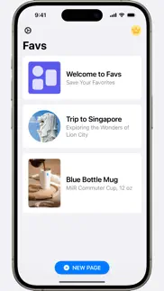 favs - save your favorites iphone screenshot 2