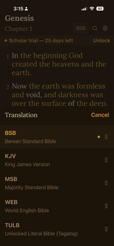 Bible Study - Scribe Scholar Screenshot 2 of 8