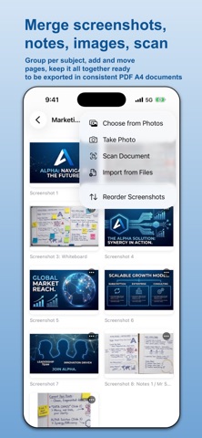 ScreenshotsPad - Photo to PDF screenshot