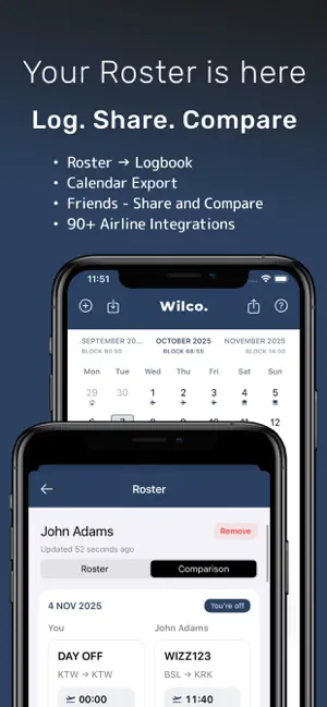 Wilco - Pilot Logbook screenshot 3