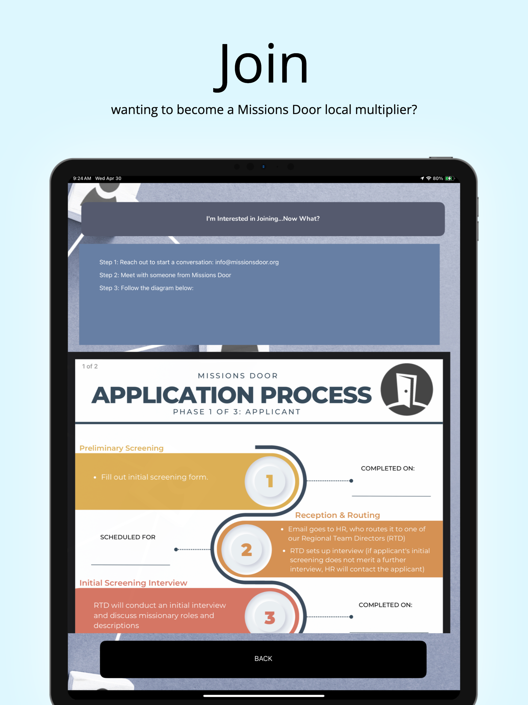Missions Door