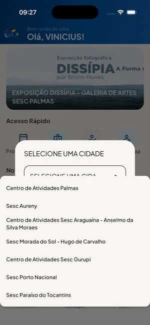 Sesc Tocantins screenshot 1