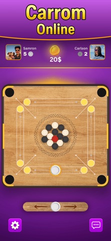 Carrom Board Online Skill Game screenshot