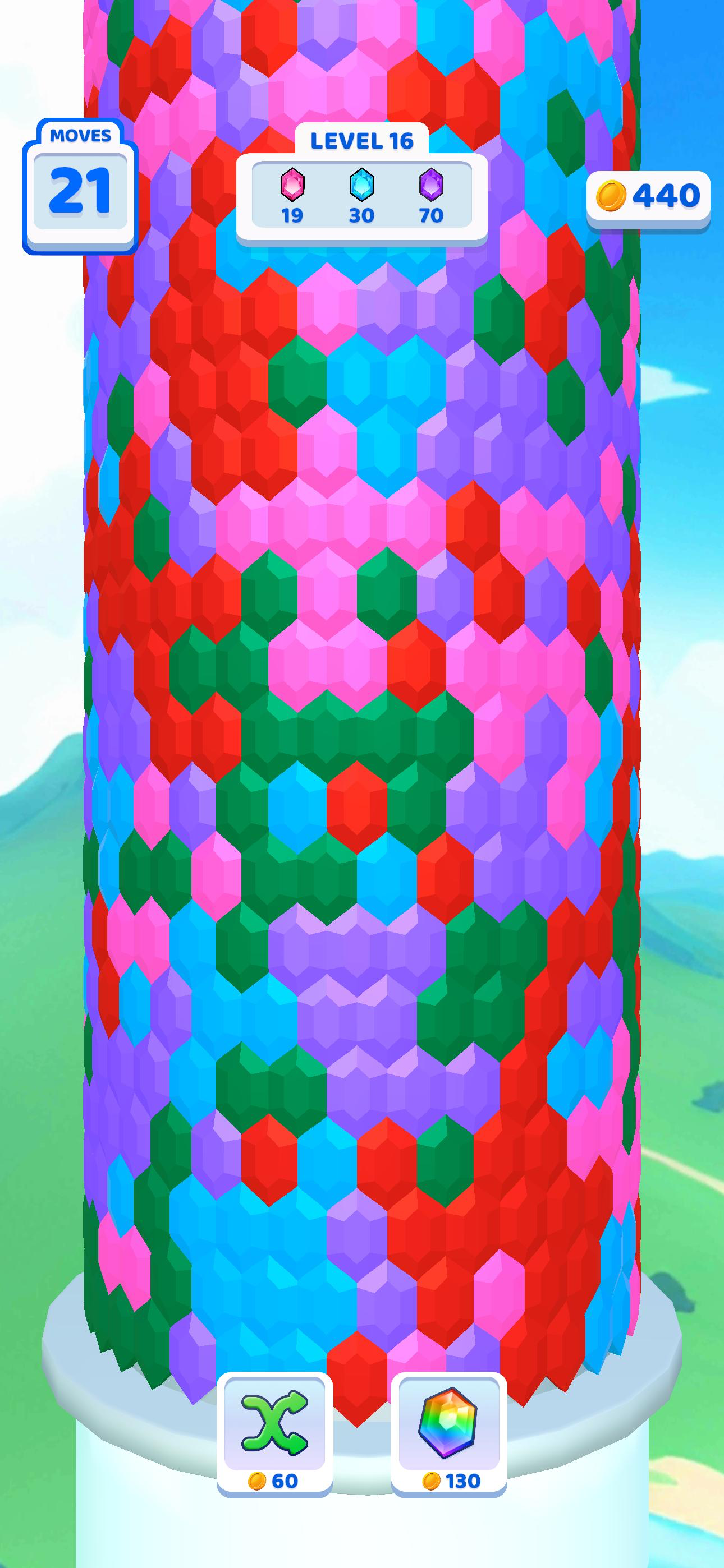 Hex Fall 3D