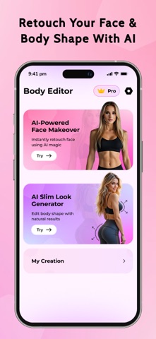 AI Face - Body Shape Editor screenshot