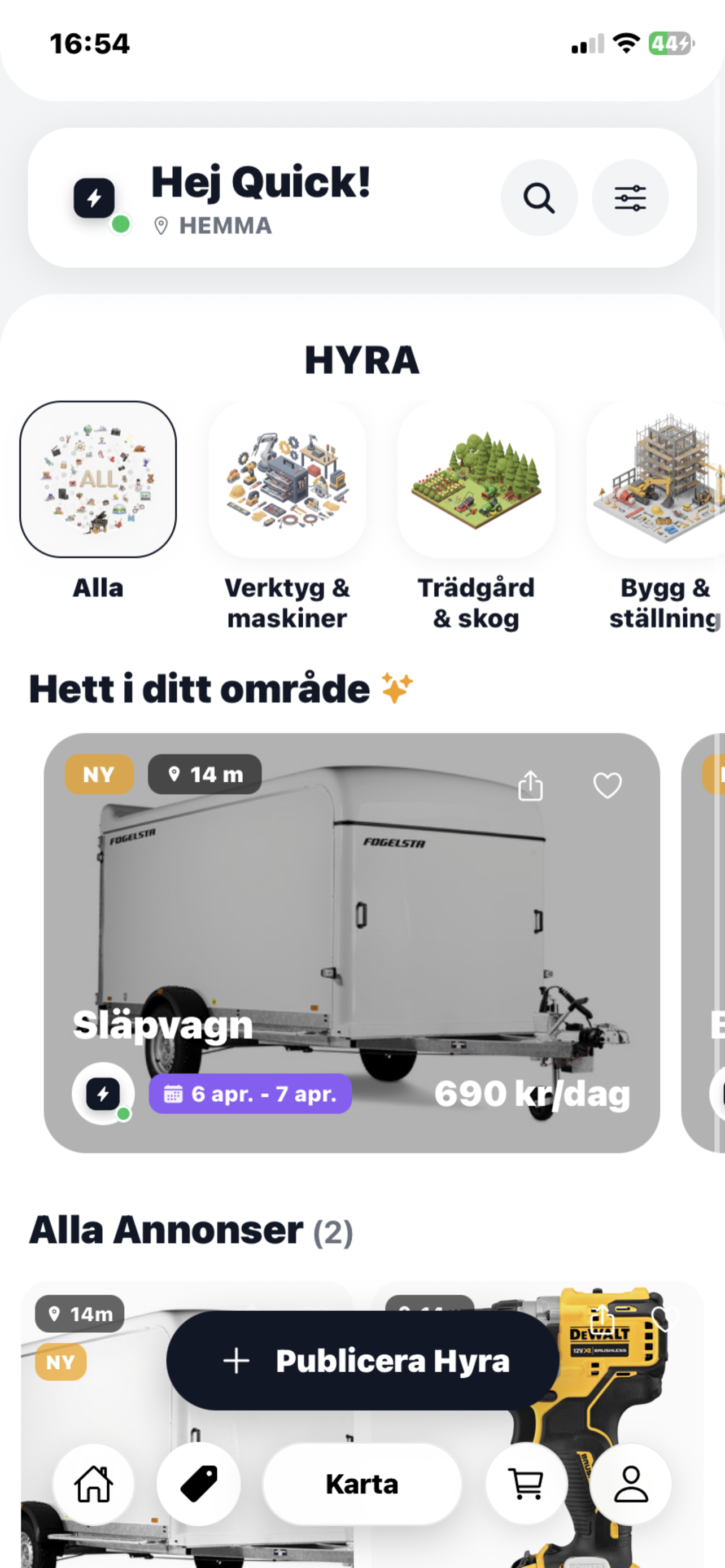 Quick - Tjänster & Uthyrning screenshot 5