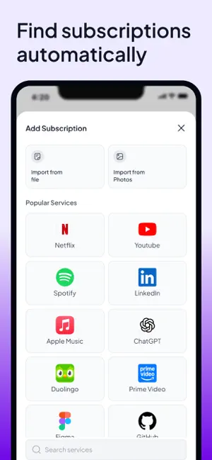 Subtrackr + screenshot 4