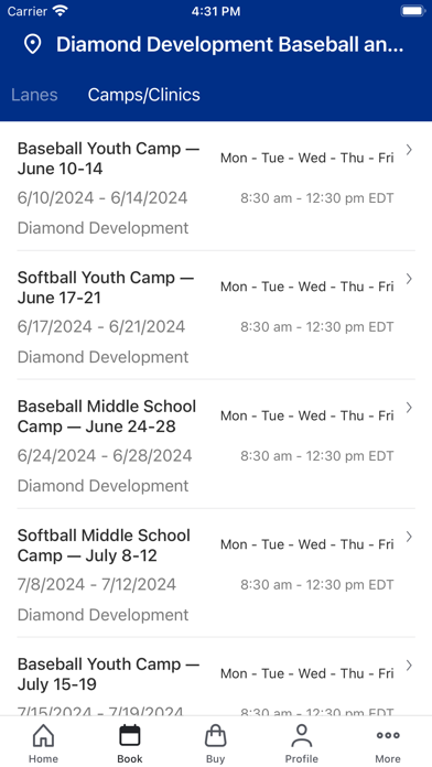 Diamond Development Baseball Screenshot