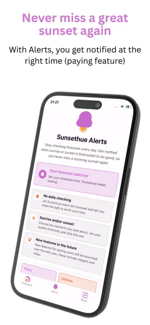 Sunsethue iPhone screenshot 5