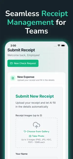 Paper Proof - Expenses screenshot 1