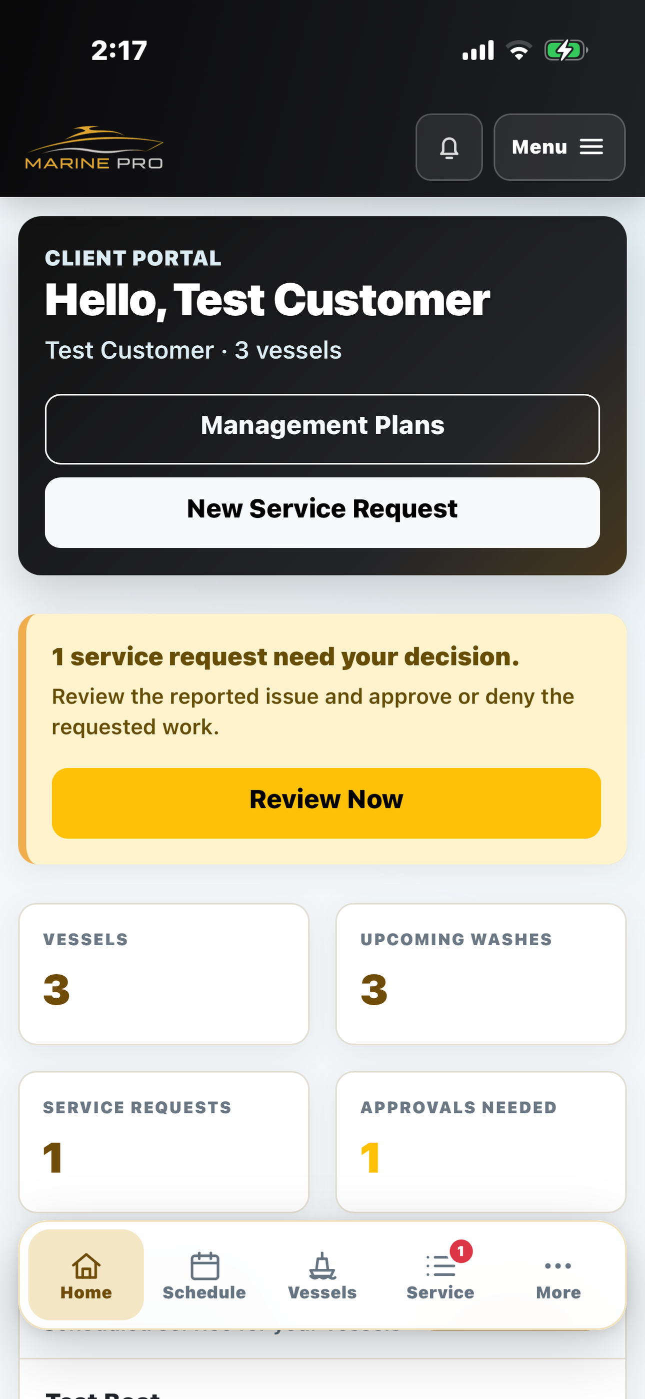MarinePro Vessel Manager screenshot 2