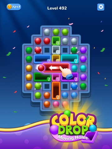 Color Drop :  Moving Holes iPad screenshot