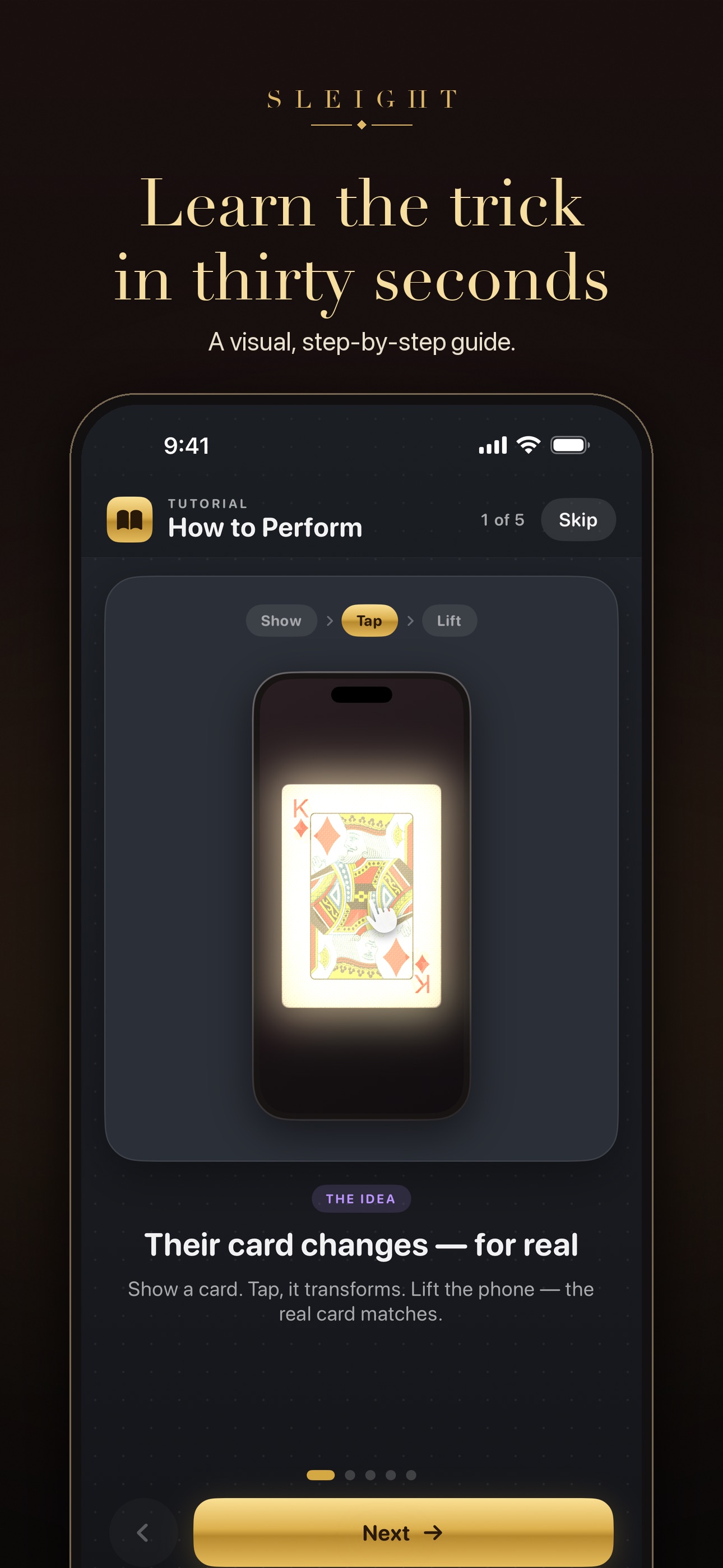 Screenshot 5 of Sleight: Card Magic Trick