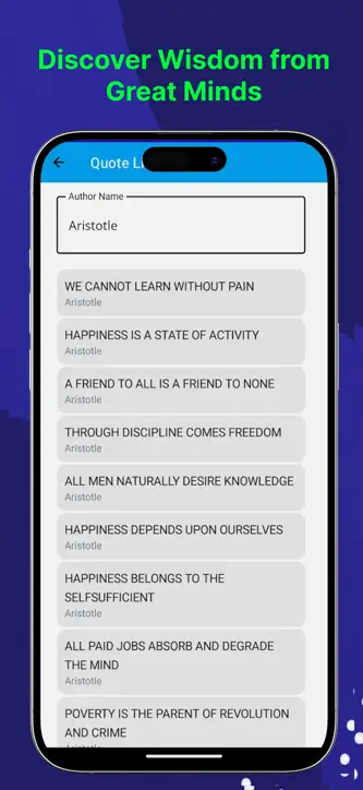 Famous Quotes - Trivia Game screenshot 3