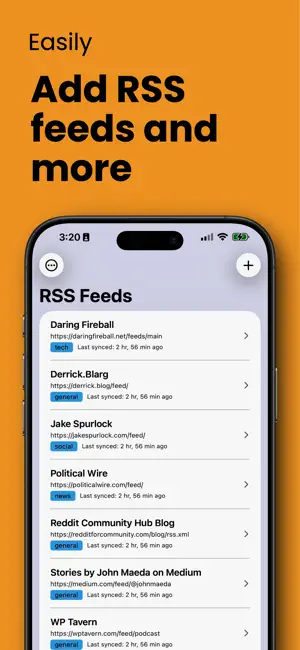 Today - RSS Reader screenshot 2