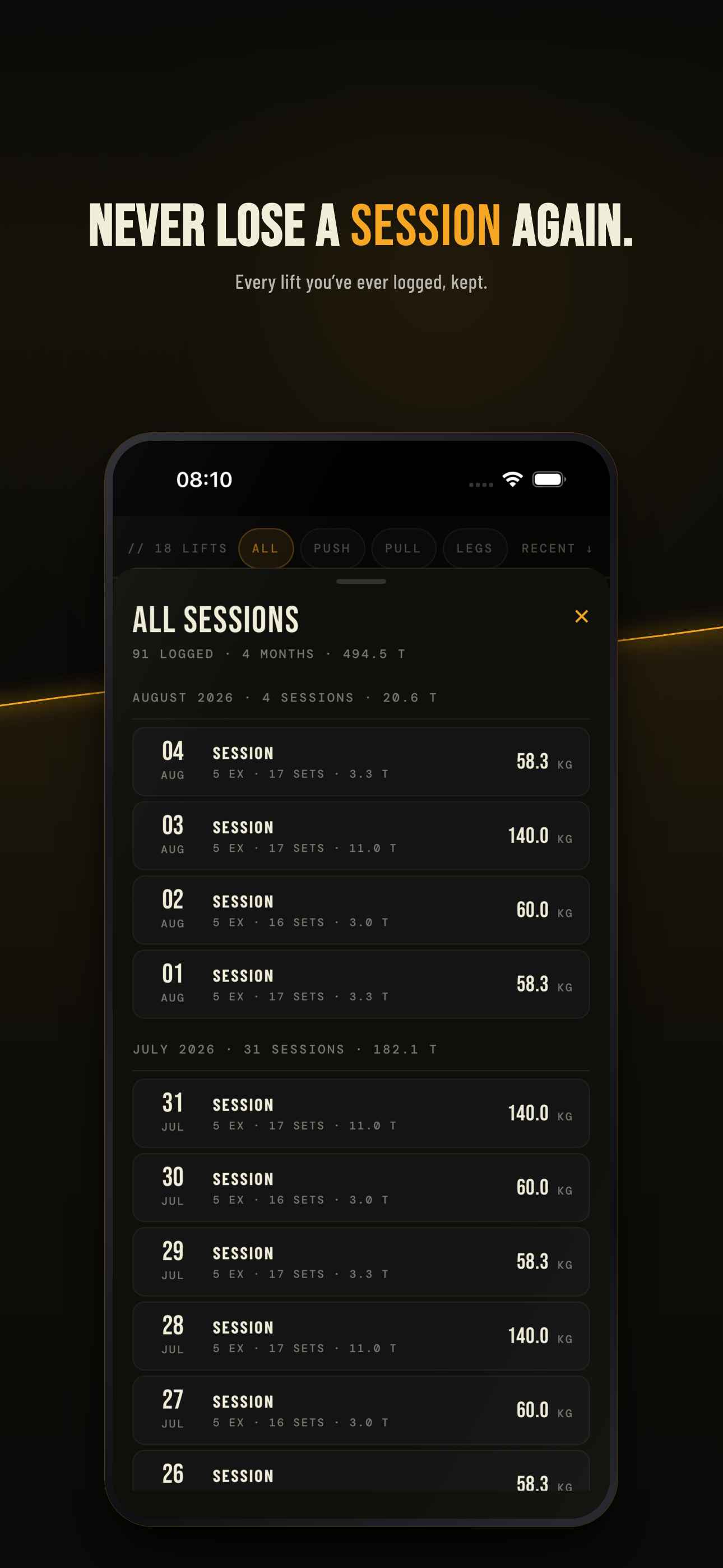 TORQ: Gym Strength Tracker screenshot 8