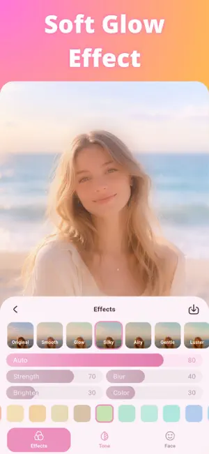 Soft Focus Glow Photo Editor screenshot 1