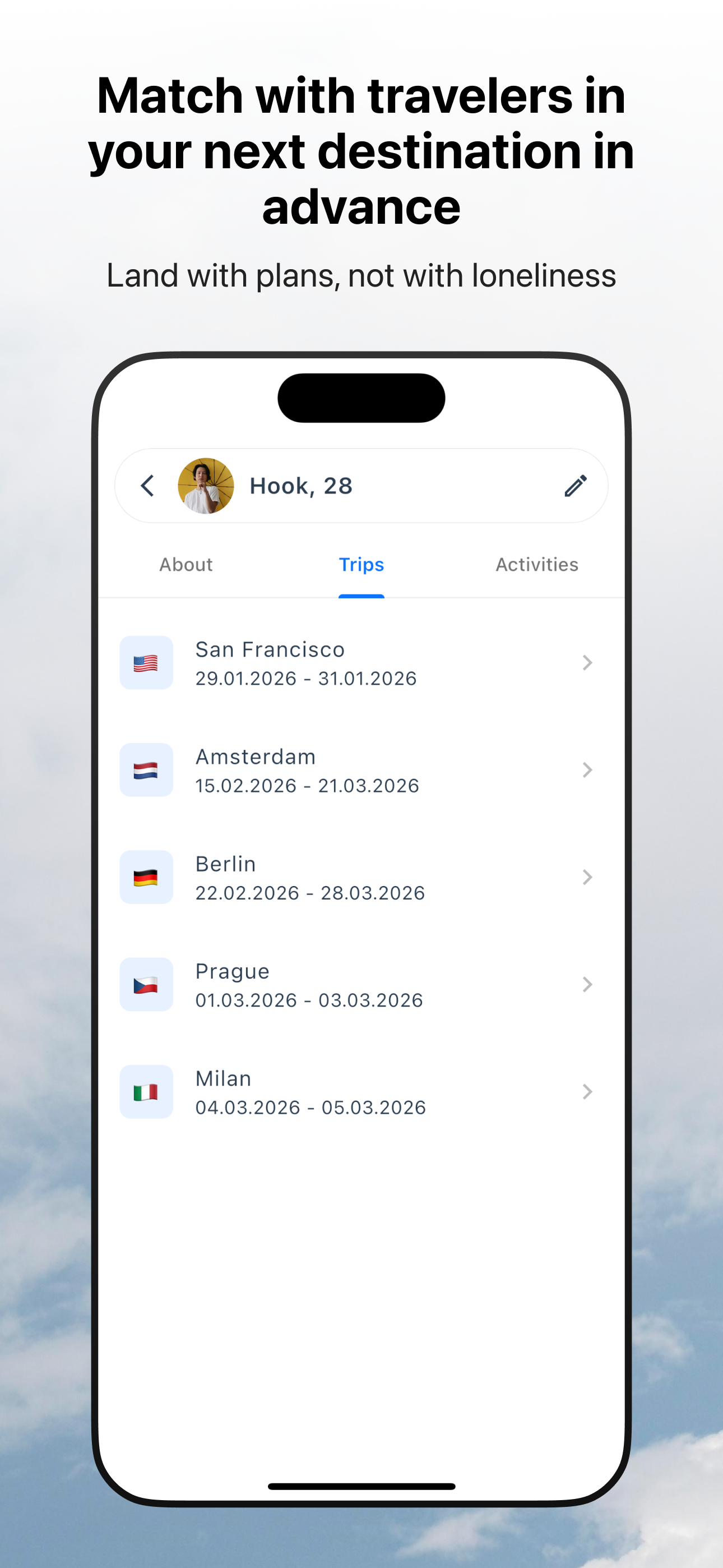 Meet Travelers Nearby - Nomax