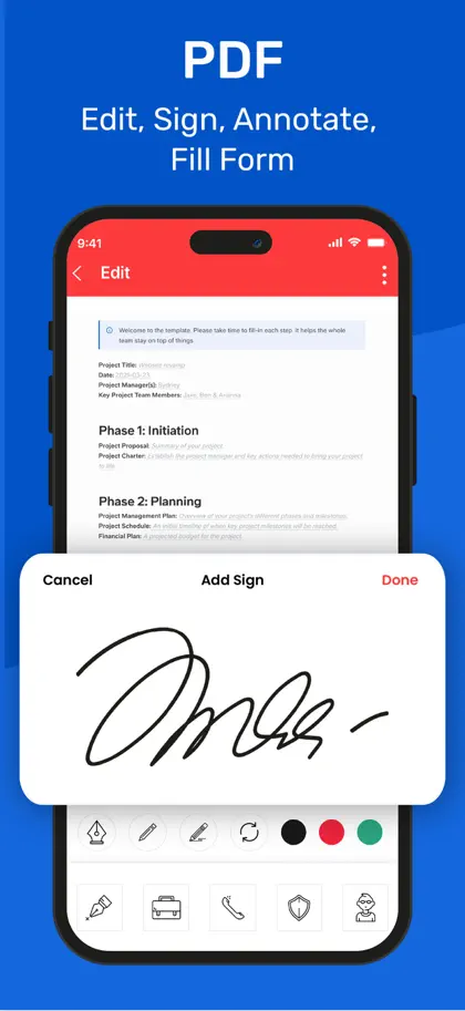 Screenshot 5 von 6 zu Office Suite: Word, Sheet, PDF