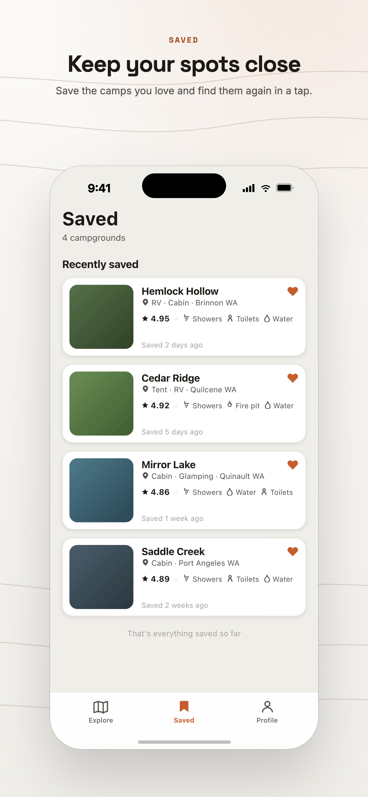 Milemark: Campground Finder screenshot 5