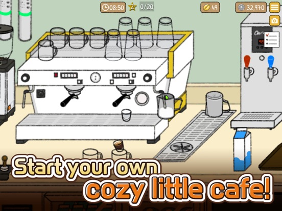 Tiny Coffee Shop Story iPad screenshot 2