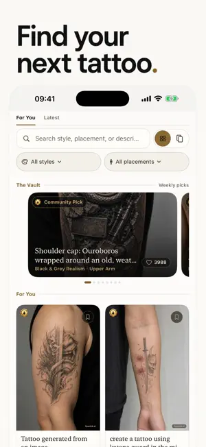 OpenInk: Tattoo Ideas & Design screenshot 1