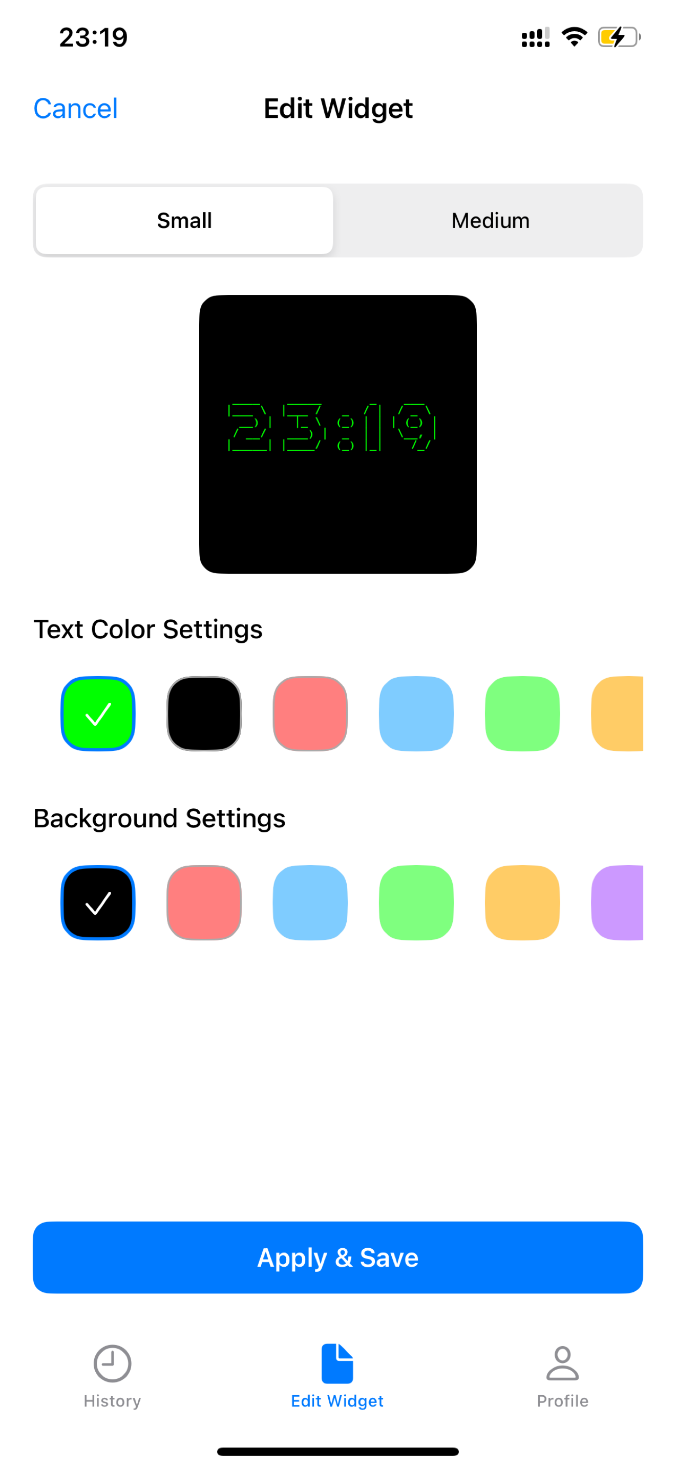 CoolsWidget screenshot 2