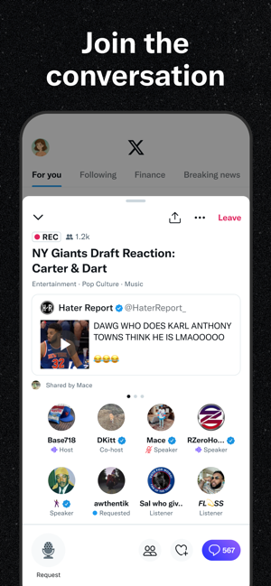 ‎X Screenshot