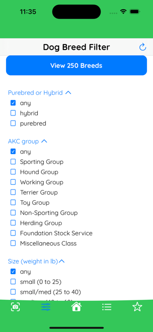 ‎The Dog Breed App Screenshot