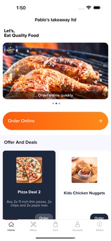 Pablo’s Takeaway Ltd screenshot