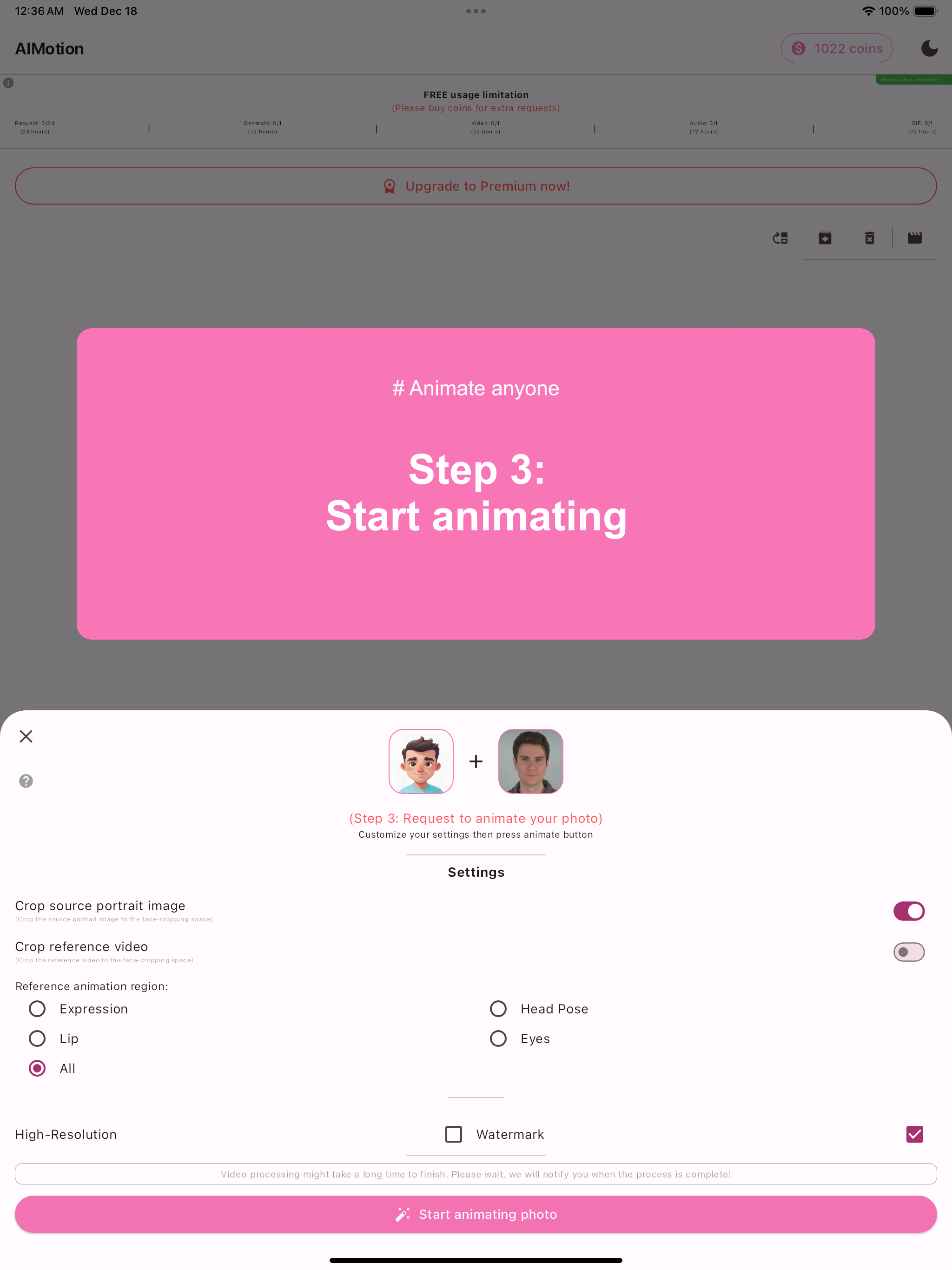 AIMotion: Lipsync & Animation screenshot 11
