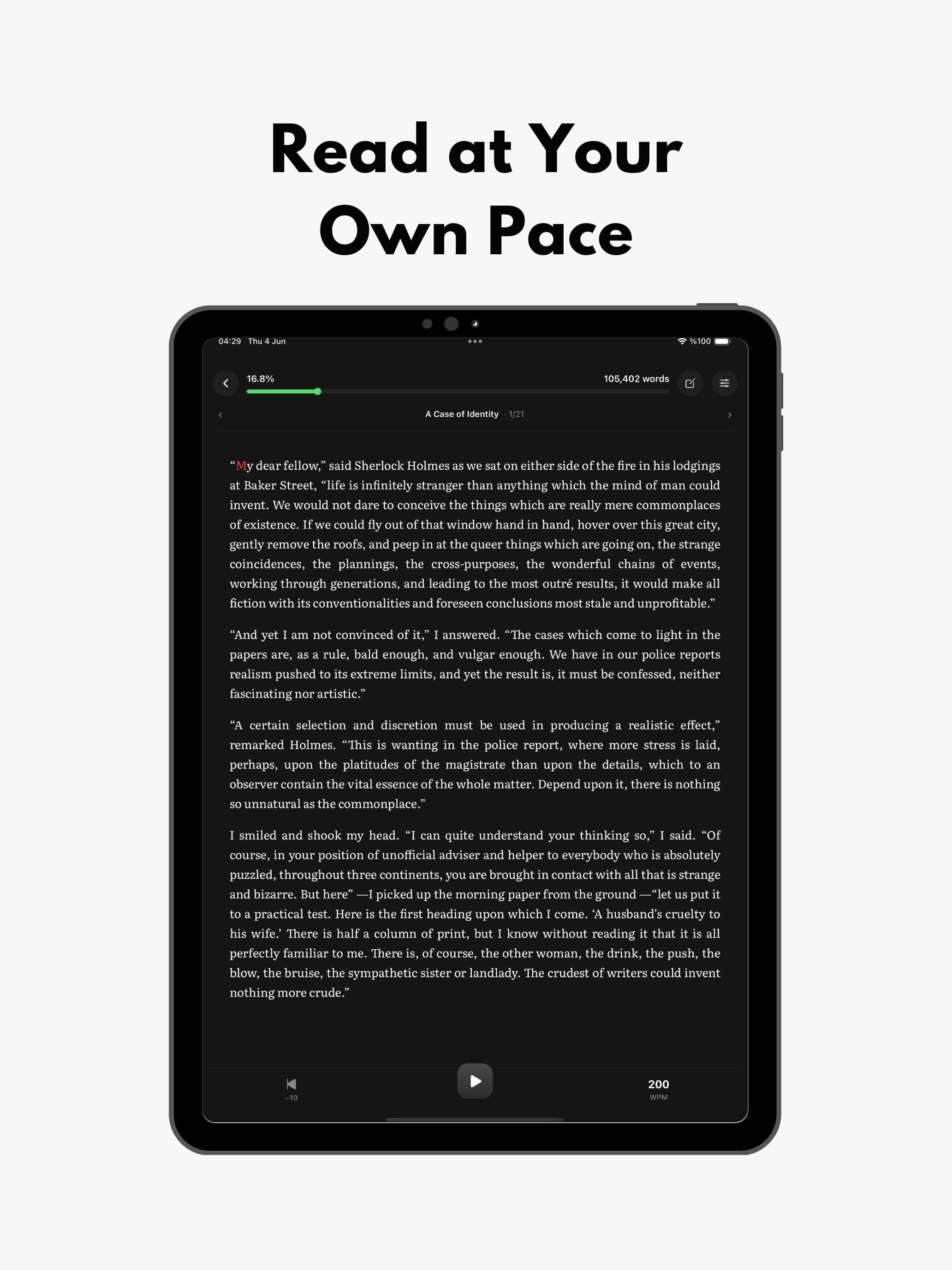 Cheetah: Speed Reader screenshot 10