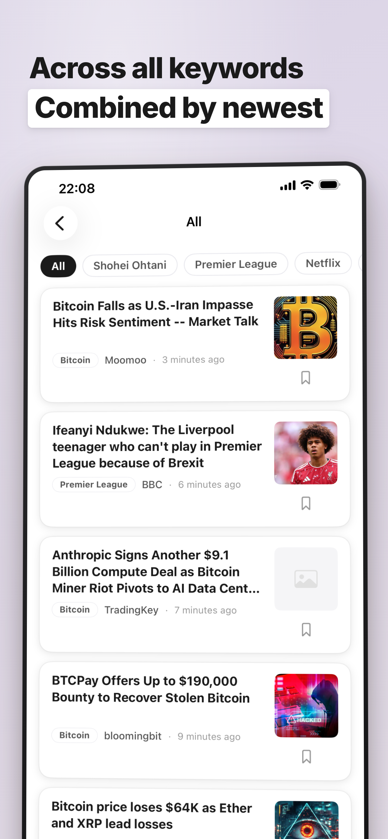 NewsKey - Keyword News Reader screenshot 4