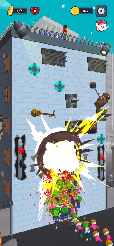 Rooftop Survival - Zombie TD screenshot 1