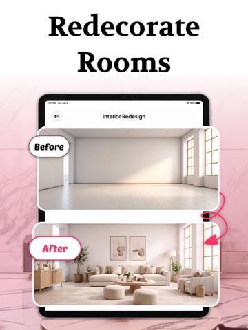 RoomGPT - Interior Design AI iPad screenshot