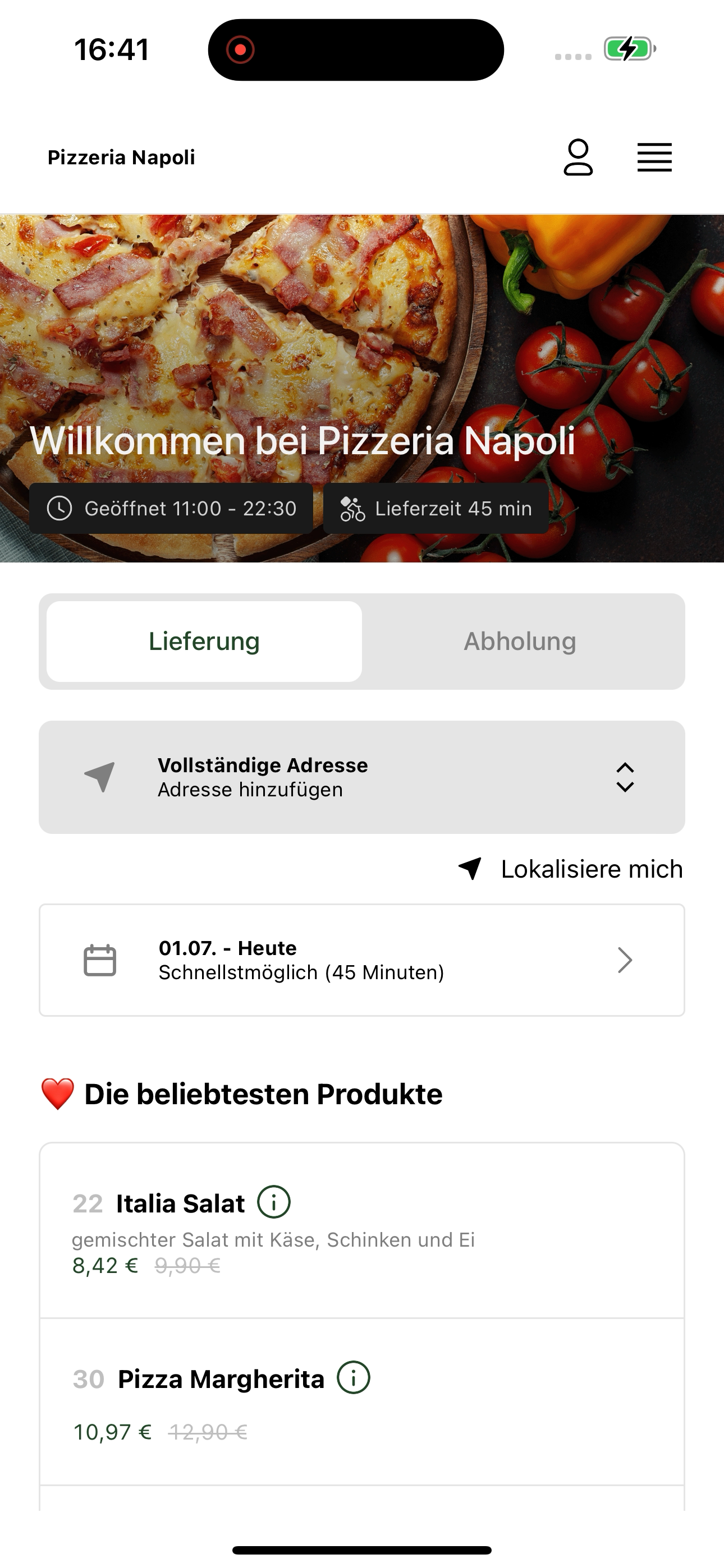 Pizzeria Napoli DE