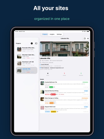 Punch List AI: Site Audit iPad screenshot