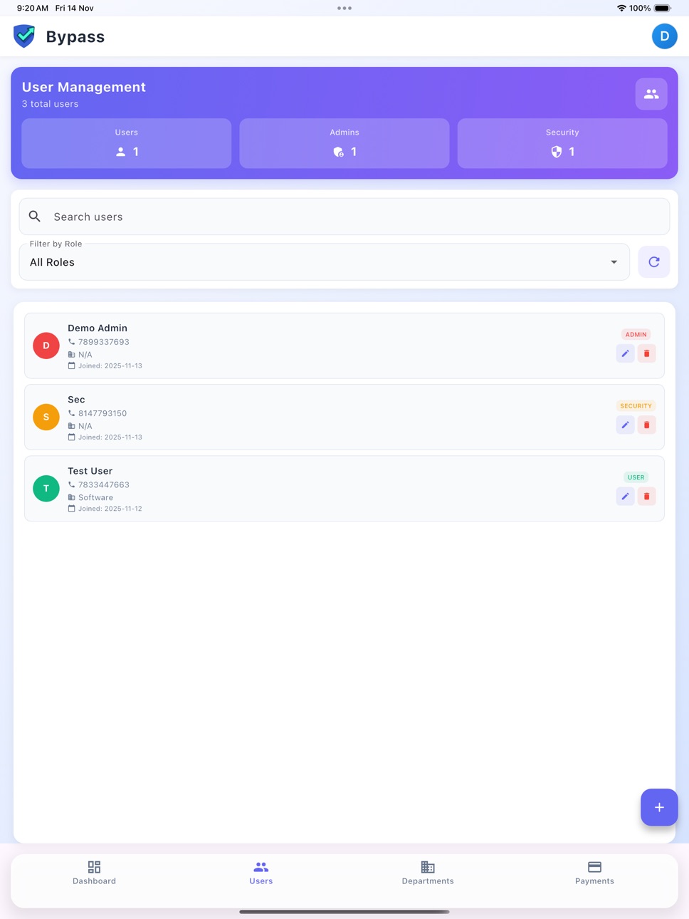 iPad screenshot