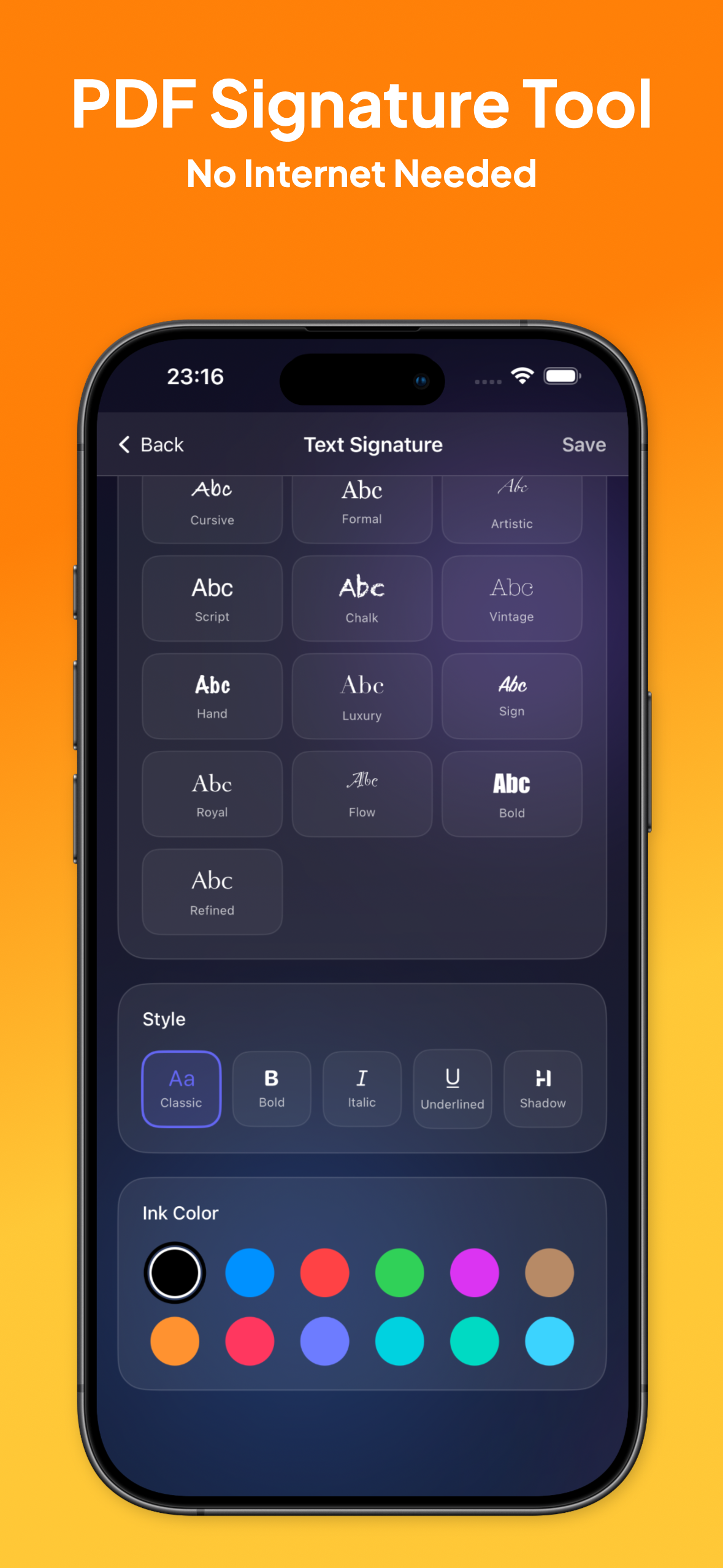 Signature Creator - eSign App screenshot 4