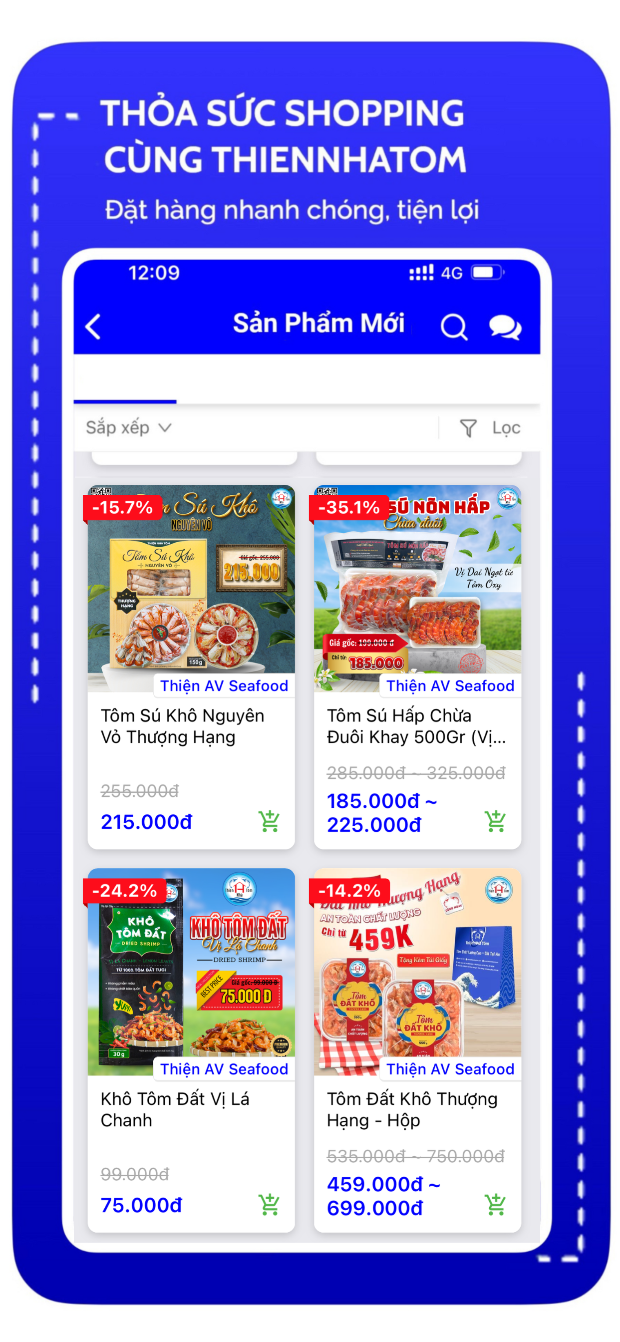 ThienNhaTom - Siêu Thị Tôm