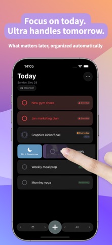 Ultra Todo: Task Productivity iPhone screenshot