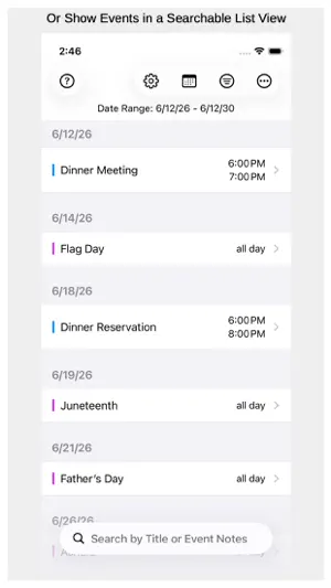 CalendarAlerts+ screenshot 3