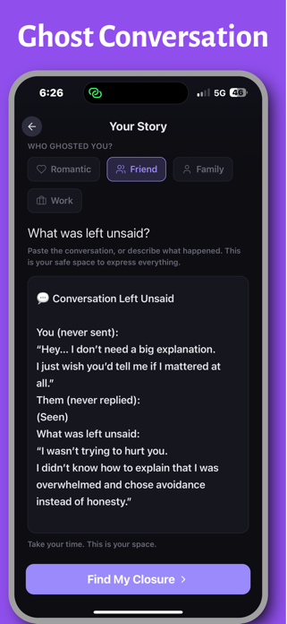 Ghosted Closure AI Screenshot 3 of 9