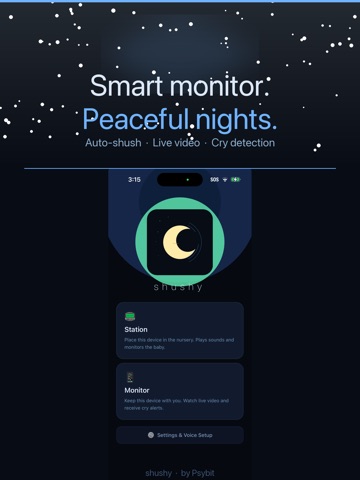 Shushy - Baby Monitor iPad screenshot