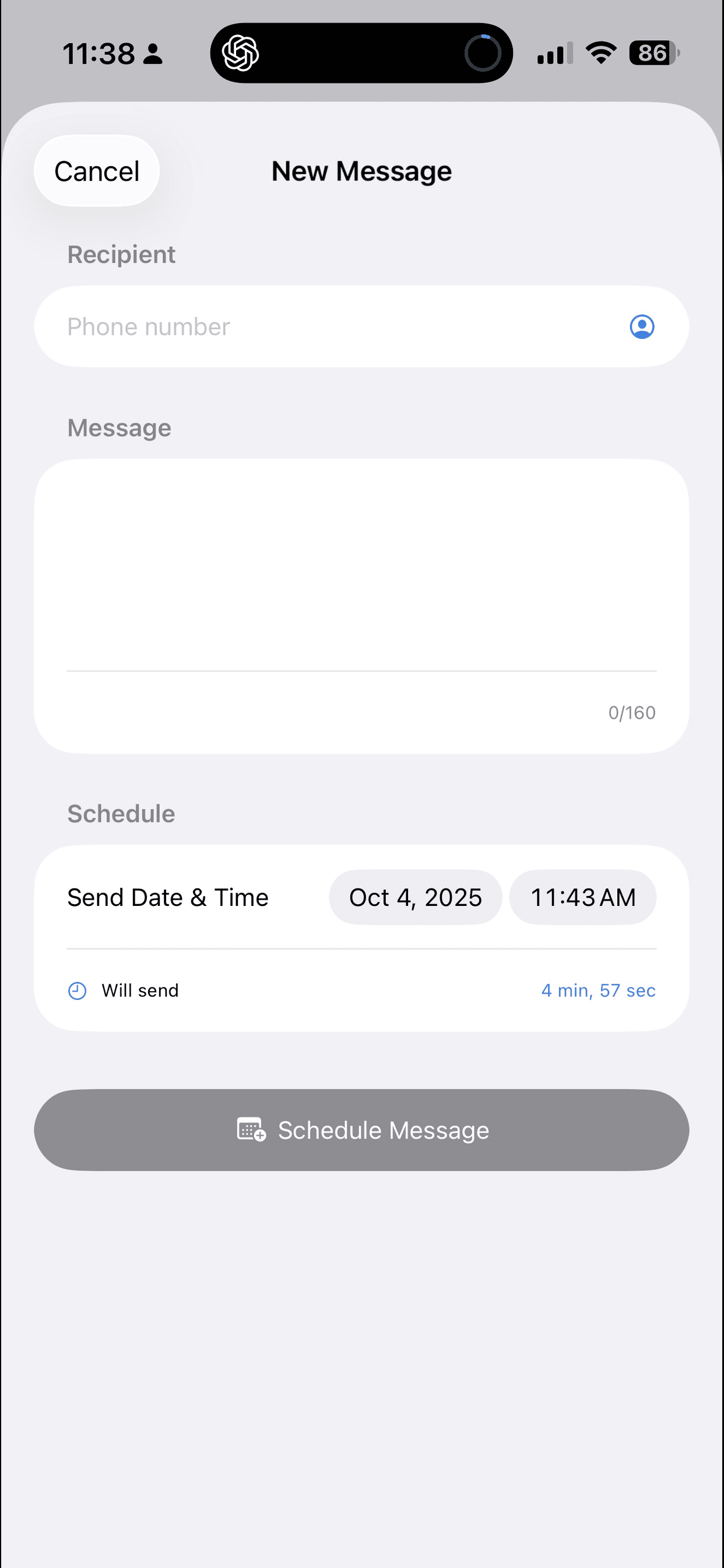 Message Scheduler Tool screenshot 10