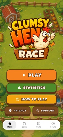 Clumsy Hen Race screenshot