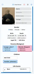 EZ Genealogy screenshot #2 for iPhone