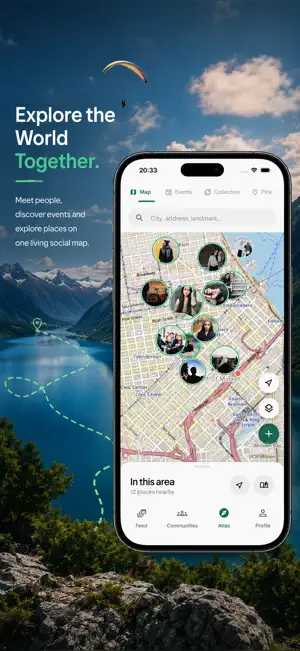 Flockmap: Memories & Friends screenshot 1