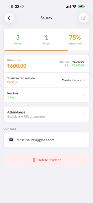 Present+ Attendance & Invoices Screenshot 4 of 5